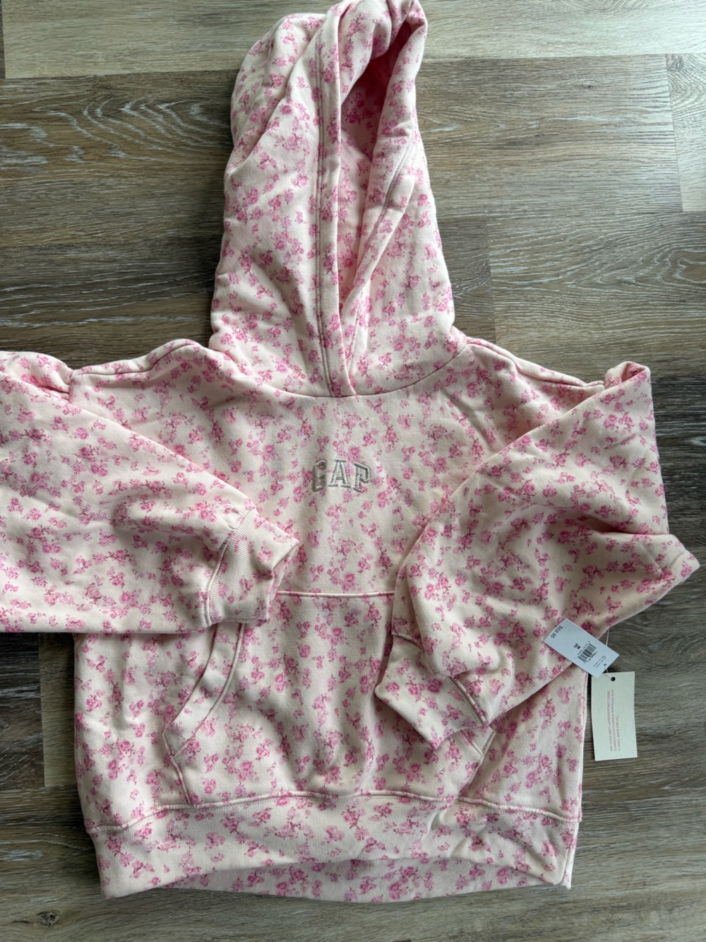 GAP Hoodie with Pink Floral Print